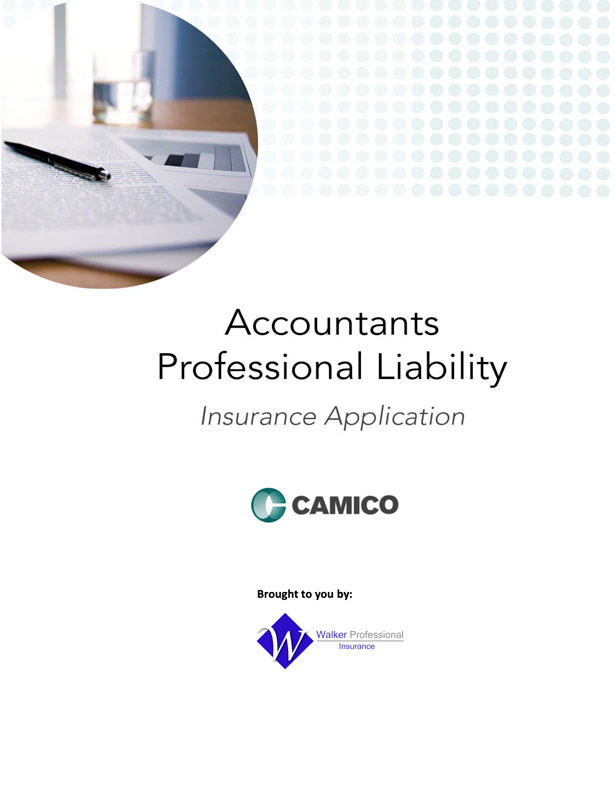 Photo of the Accountants Professional Liability Insurance Application