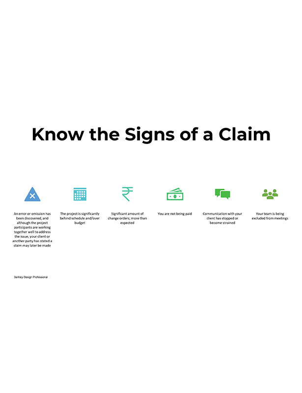 Photo of Know the Signs of a Claim PDF