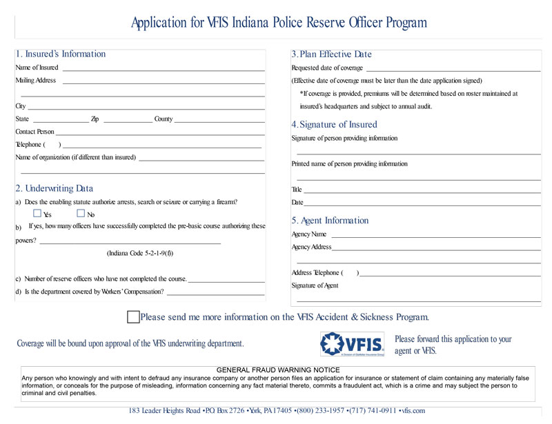 Accountants Professional Liability Insurance Application
